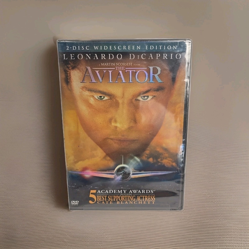 The Aviator (DVD, 2005, 2-Disc Set,‎ Widescreen Edition) NEW